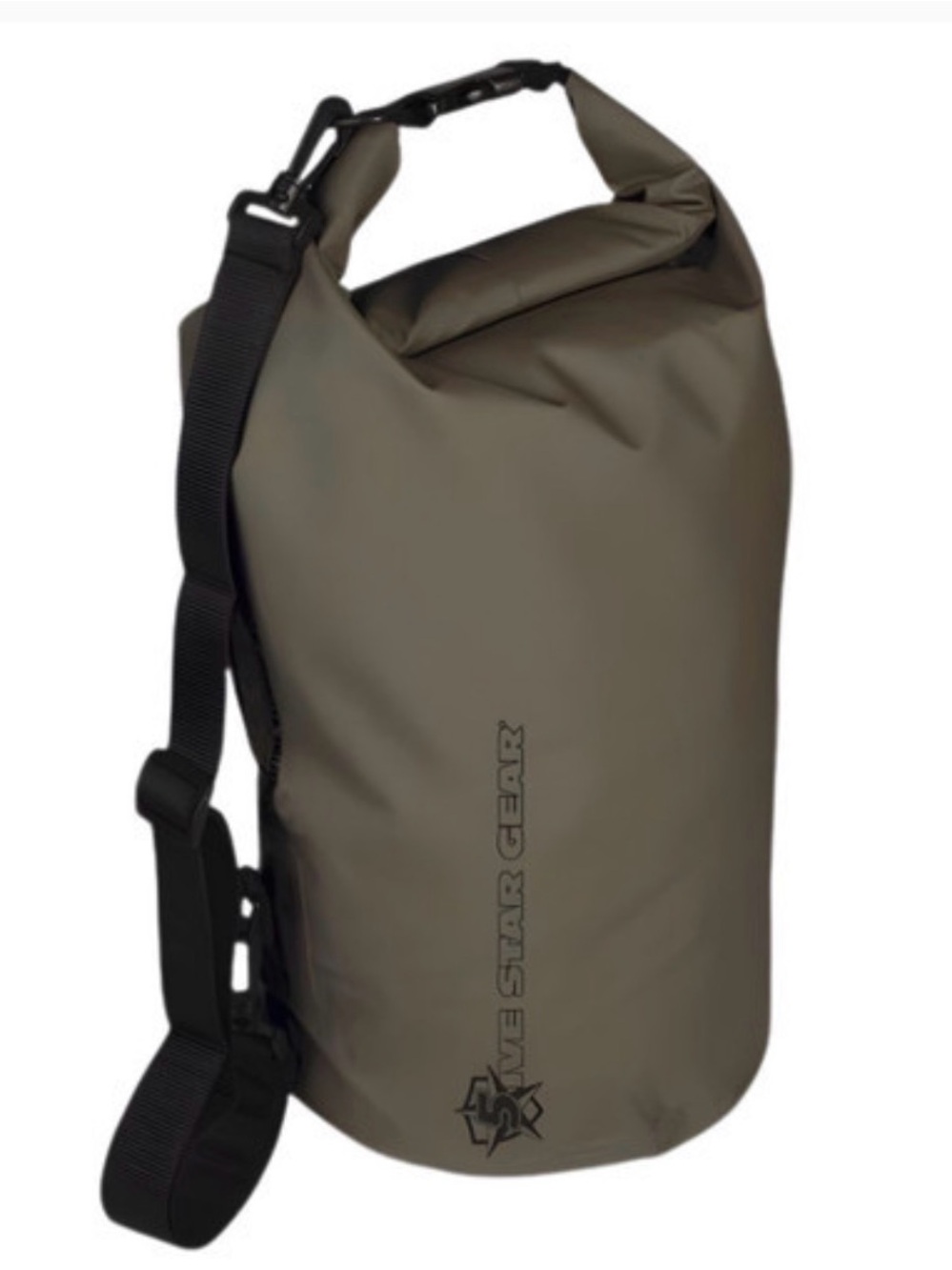 5IVE STAR GEAR RIVERS EDGE
WATERPROOF DRY BAG Roll-Top Dry Bag with Black Strap